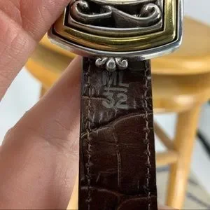 Brighton | Accessories | Leather Croc Embossed Reversible  display picture 3